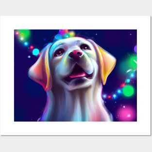 Cute Labrador Retriever Drawing Posters and Art